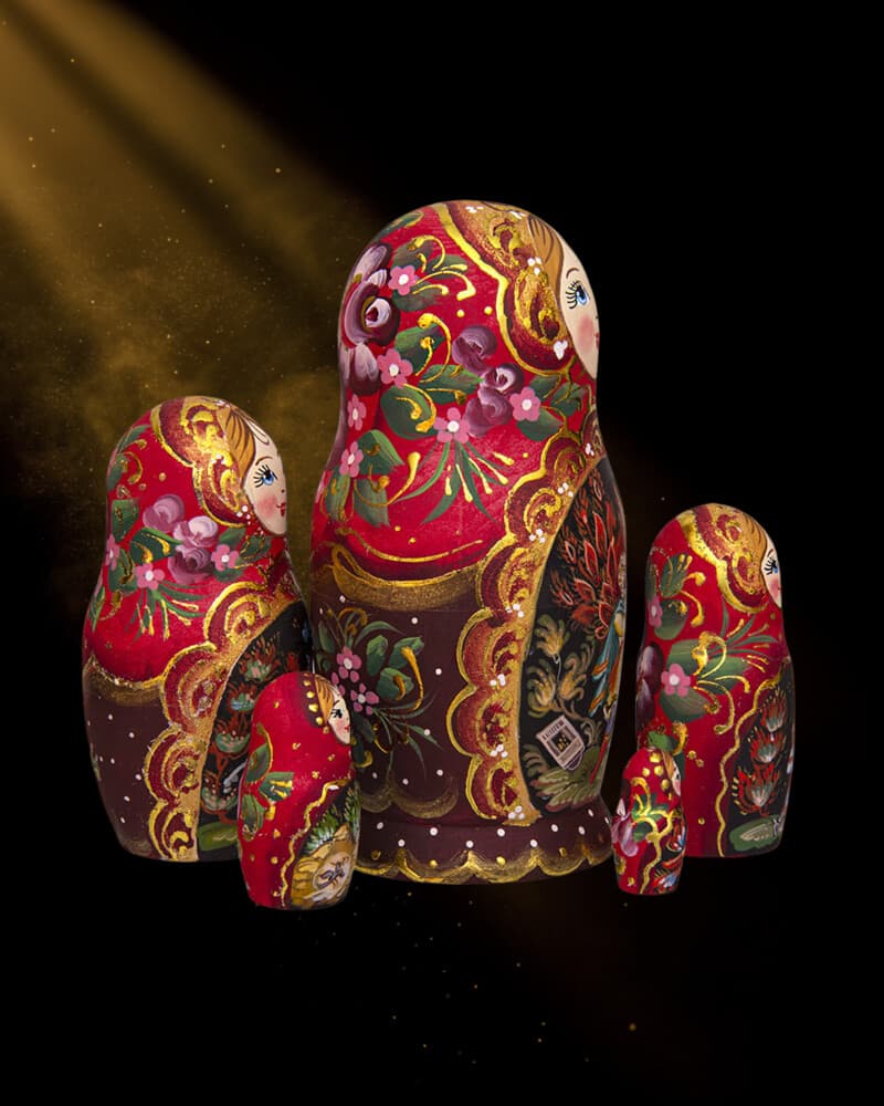 Ivan and Grey Wolf matryoshka