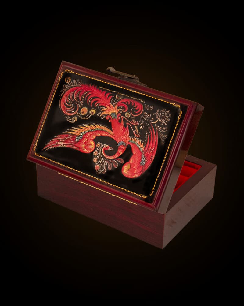 Enchanted garden Mstyora lacquer box