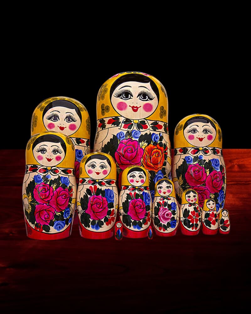 Polkhov Maidan festive matryoshka